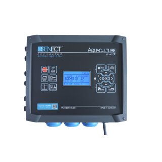 SENECT AQUACULTURE CONTROL PRO - IoT Control System, App-controlled terminal for the automation of modern aquaculture. Controls water values by switching sensors and actuators.