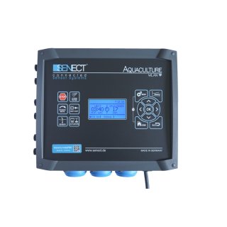 SENECT AQUACULTURE|CONTROL PRO - Mess- und Regelsystem für Aquakulturen, Appgesteuertes Terminal zur Automatisierung der modernen Aquakultur. Kontrolliert Wasserwerte über die Schaltung von Sensoren und Aktoren.