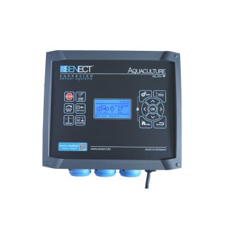 SENECT AQUACULTURE|CONTROL BASIC - IoT Aquaculture, Pond & Pool Measurement and Control System, App-controlled terminal for the automation of modern aquaculture. Controls water values by switching sensors and actuators.